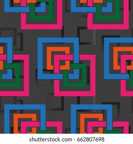 Endless abstract pattern. Background texture.  Vector illustration.