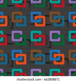 Endless abstract pattern. Background texture.  Vector illustration.