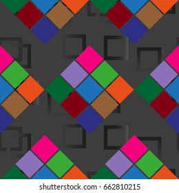 Endless abstract pattern. Background texture.  Vector illustration.