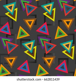 Endless abstract pattern. Background texture.  Vector illustration.