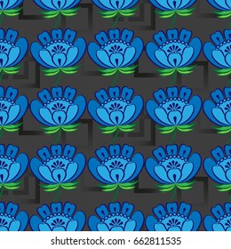 Endless abstract pattern. Background texture.  Vector illustration.