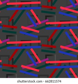 Endless abstract pattern. Background texture.  Vector illustration.