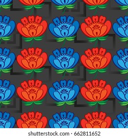 Endless abstract pattern. Background texture.  Vector illustration.