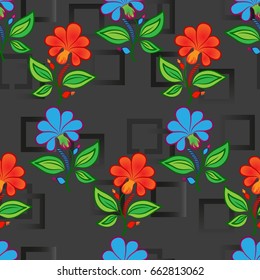 Endless abstract pattern. Background texture.  Vector illustration.