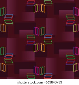 Endless abstract pattern. Background texture.  Vector illustration.
