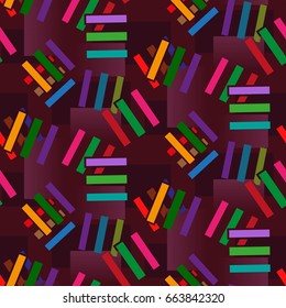 Endless abstract pattern. Background texture.  Vector illustration.
