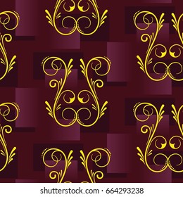 Endless abstract pattern. Background texture.  Vector illustration.