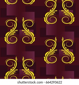 Endless abstract pattern. Background texture.  Vector illustration.
