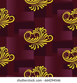 Endless abstract pattern. Background texture.  Vector illustration.
