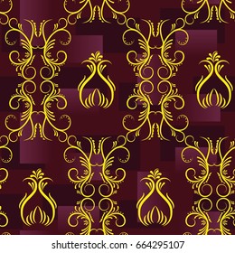 Endless abstract pattern. Background texture.  Vector illustration.