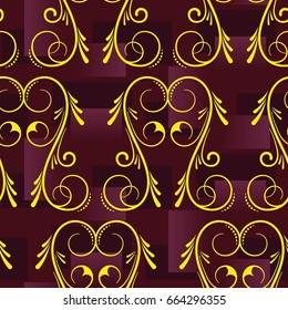 Endless abstract pattern. Background texture.  Vector illustration.