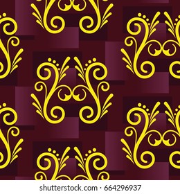 Endless abstract pattern. Background texture.  Vector illustration.
