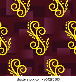 Endless abstract pattern. Background texture.  Vector illustration.