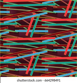 Endless abstract pattern. Background texture.  Vector illustration.