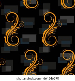 Endless abstract pattern. Background texture.  Vector illustration.