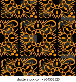 Endless abstract pattern. Background texture.  Vector illustration.