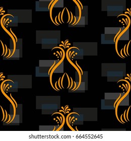 Endless abstract pattern. Background texture.  Vector illustration.