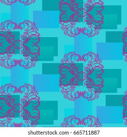 Endless abstract pattern. Background texture.  Vector illustration.