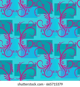 Endless abstract pattern. Background texture.  Vector illustration.