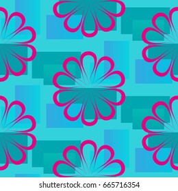 Endless abstract pattern. Background texture.  Vector illustration.