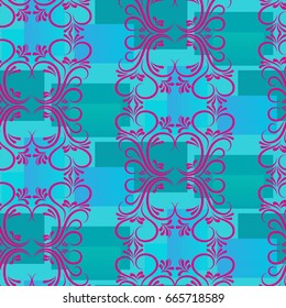 Endless abstract pattern. Background texture.  Vector illustration.