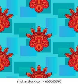 Endless abstract pattern. Background texture.  Vector illustration.