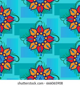 Endless abstract pattern. Background texture.  Vector illustration.