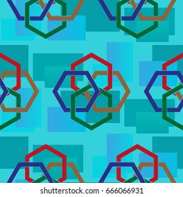 Endless abstract pattern. Background texture.  Vector illustration.