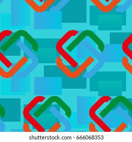 Endless abstract pattern. Background texture.  Vector illustration.