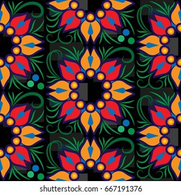 Endless abstract pattern. Background texture.  Vector illustration.