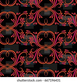 Endless abstract pattern. Background texture.  Vector illustration.