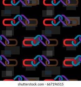 Endless abstract pattern. Background texture.  Vector illustration.