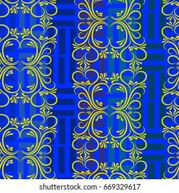 Endless abstract pattern. Background texture.  Vector illustration.