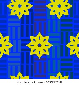 Endless abstract pattern. Background texture.  Vector illustration.