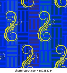 Endless abstract pattern. Background texture.  Vector illustration.