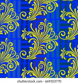 Endless abstract pattern. Background texture.  Vector illustration.