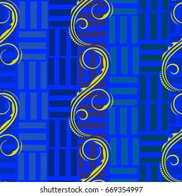 Endless abstract pattern. Background texture.  Vector illustration.