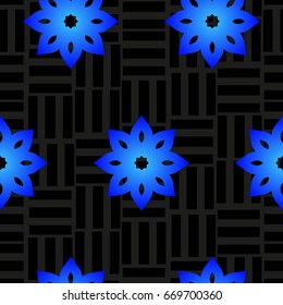 Endless abstract pattern. Background texture.  Vector illustration.