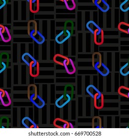 Endless abstract pattern. Background texture.  Vector illustration.