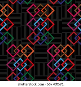 Endless abstract pattern. Background texture.  Vector illustration.