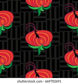 Endless abstract pattern. Background texture.  Vector illustration.