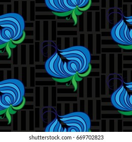 Endless abstract pattern. Background texture.  Vector illustration.