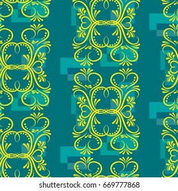 Endless abstract pattern. Background texture.  Vector illustration.