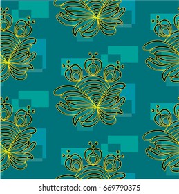 Endless abstract pattern. Background texture.  Vector illustration.