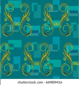 Endless abstract pattern. Background texture.  Vector illustration.
