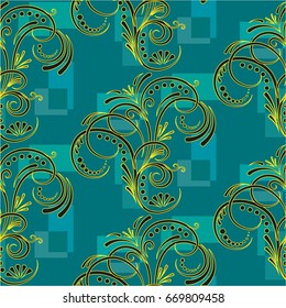 Endless abstract pattern. Background texture.  Vector illustration.
