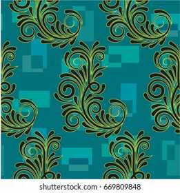 Endless abstract pattern. Background texture.  Vector illustration.
