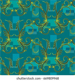 Endless abstract pattern. Background texture.  Vector illustration.