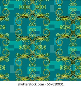 Endless abstract pattern. Background texture.  Vector illustration.