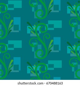 Endless abstract pattern. Background texture.  Vector illustration.